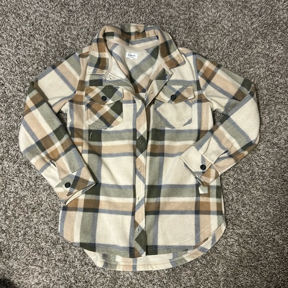 Weekends Everyday Tops - Fleece Shacket